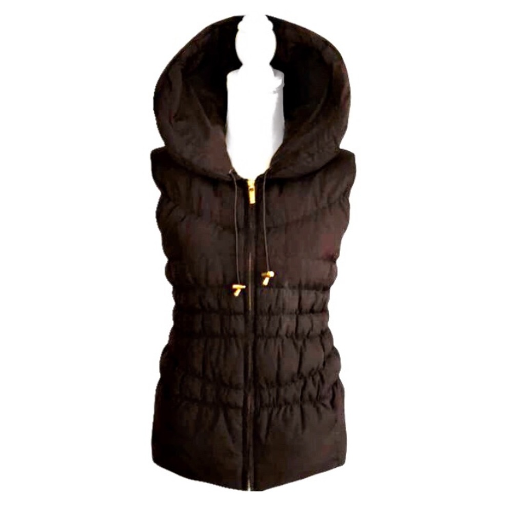 Michael Kors Down High Collar Puffer Vest